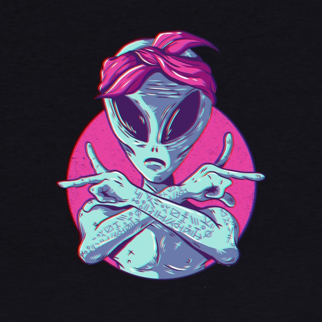 Alien Gangster Extraterrestrial Being by UNDERGROUNDROOTS